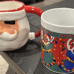 2 Christmas Cups / Mugs