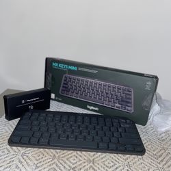 Logitech MX Logitech Keys Mini Minimalist Wireless Illuminated Keyboard