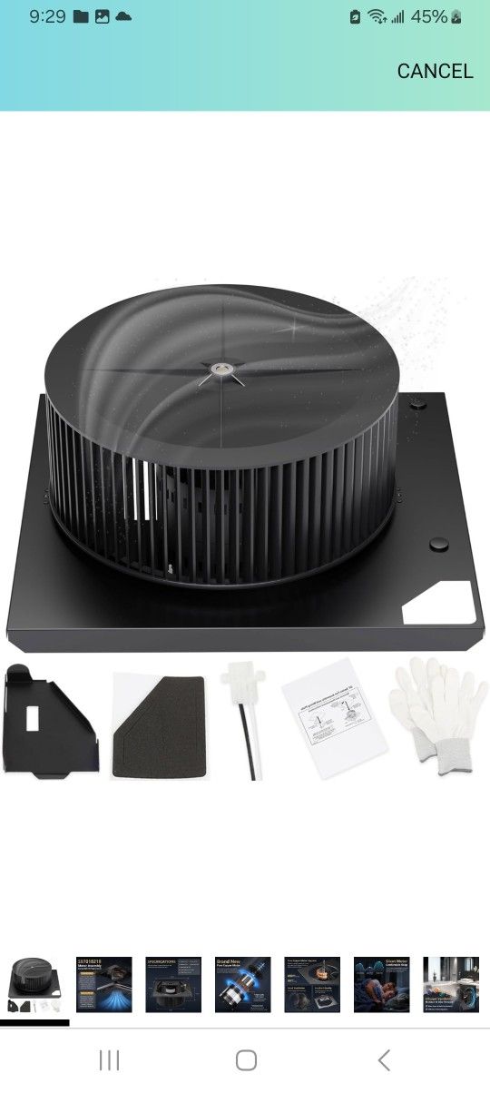 Bathroom Exhaust Fan Motor $60