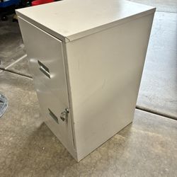 Two Drawer File Cabinet With Lock