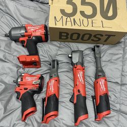 Milwaukee Fuel Combo Set Mechanical Tool Only No Battery’s $820