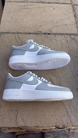 New Nike Air Force 1 low white light smoke grey gray shoes Men’s 9.5