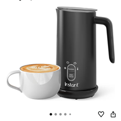 Instant Pot 4-in-1 Milk Frother & Warmer – Hot & Cold Foam Maker, 10oz for Lattes, Cappuccinos, Macchiatos