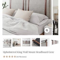 Bed Headboard - Nathan James Harlow Wall Mounted Headboard