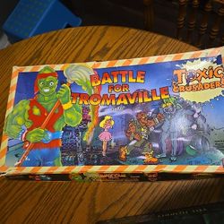 Toxic Avenger Battle For Tramaville Board Game Near Complete Box Is In Bad Shape