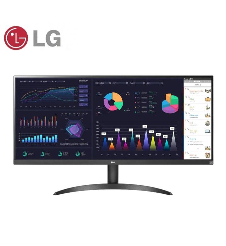 LG 34WQ500 Ultra-Wide Monitor 34" 21:9 IPS WFHD AMD FreeSync