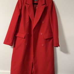 Red Trench Coat 