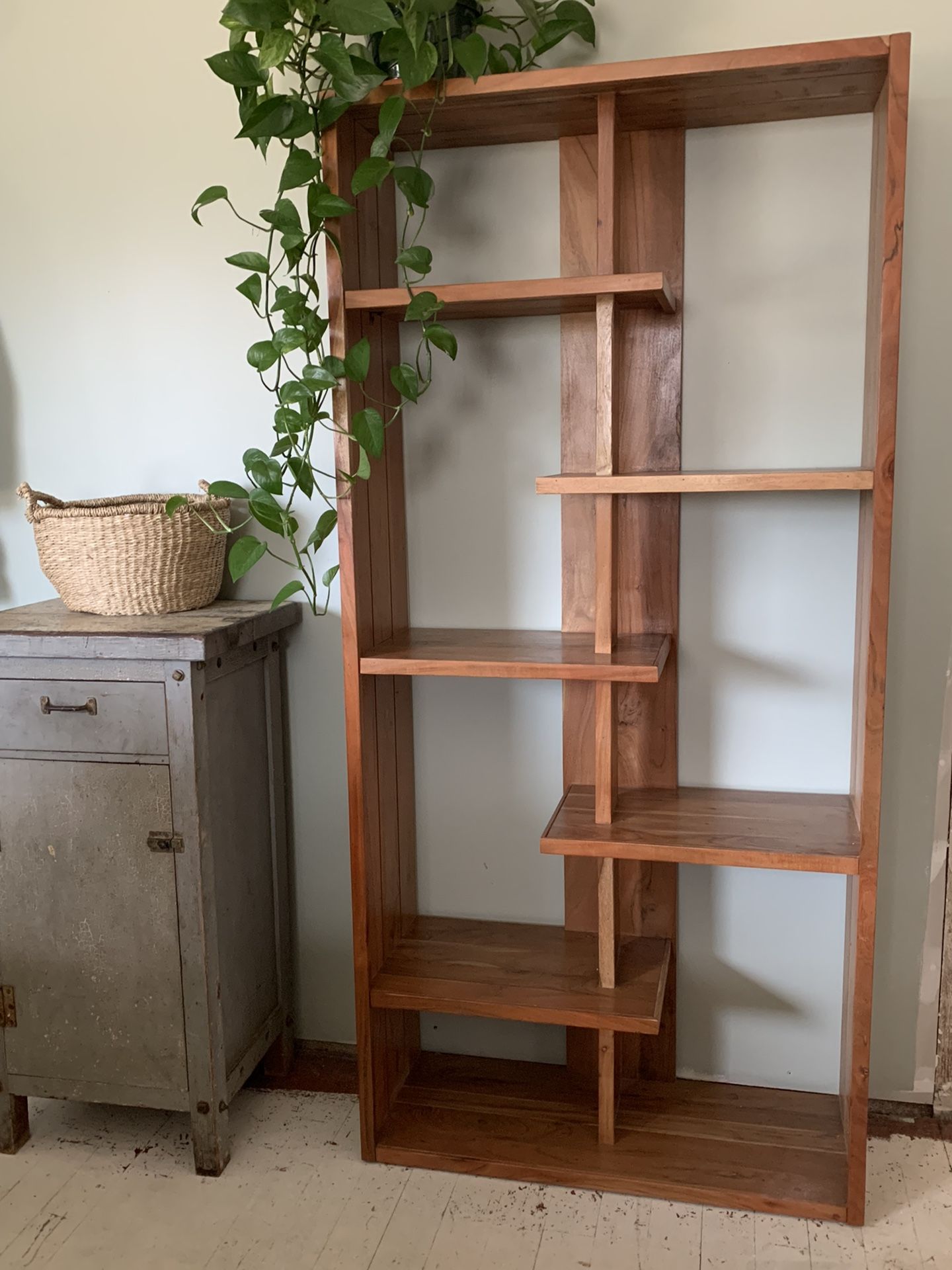 World Market Wood Bookcase Shelving for Sale in WA OfferUp