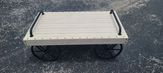 Wagon Wheel Coffee Table