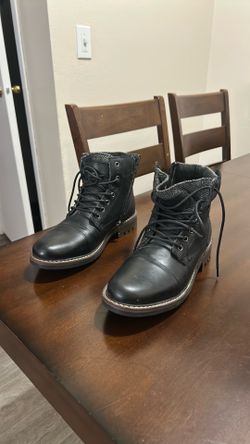 black boots