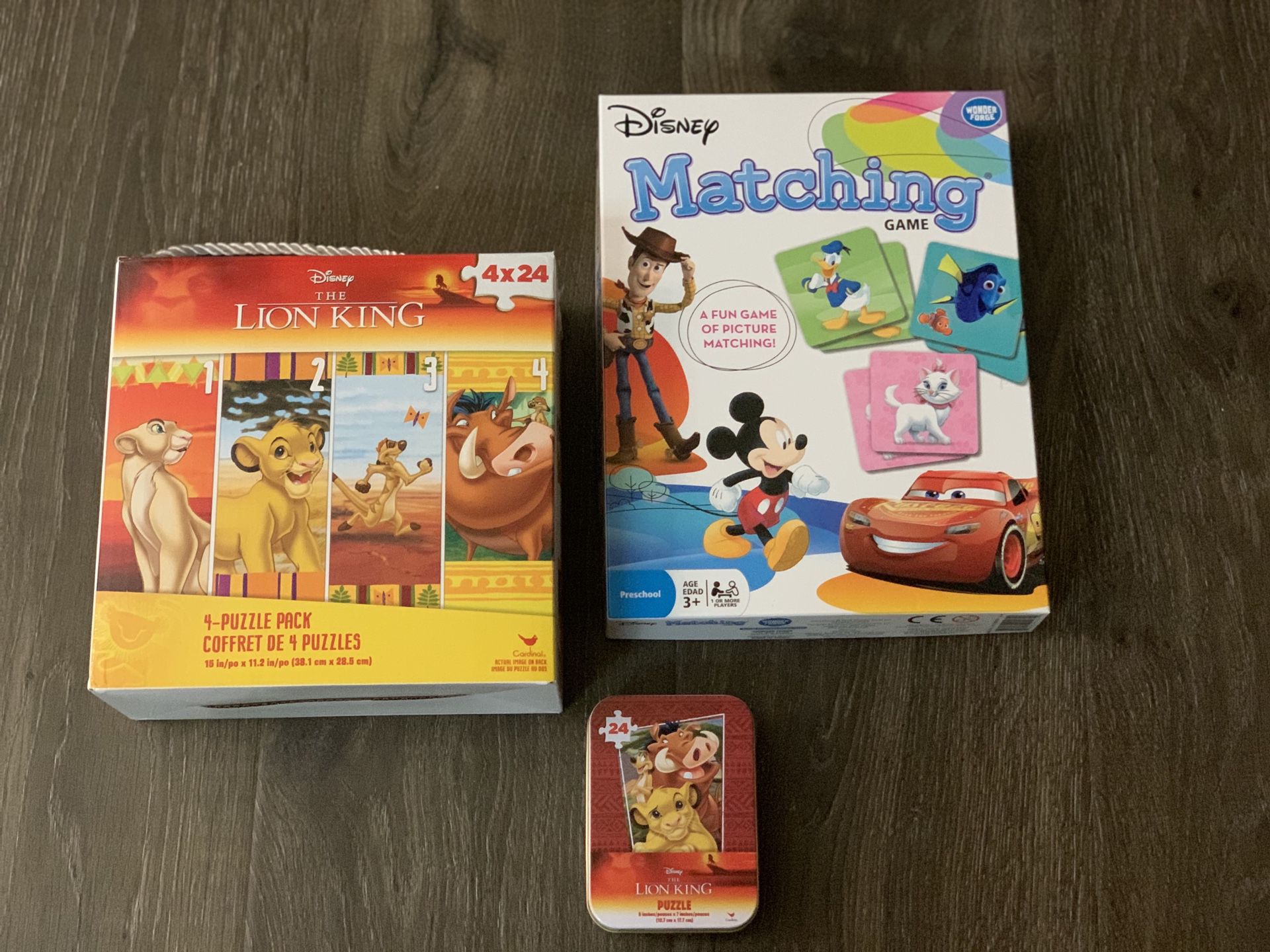 Toys for Sale - Lion King Puzzle & Disney Card Game