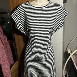 J Crew Black And White Dress