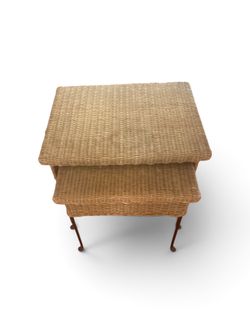 Wicker  Nesting Tables