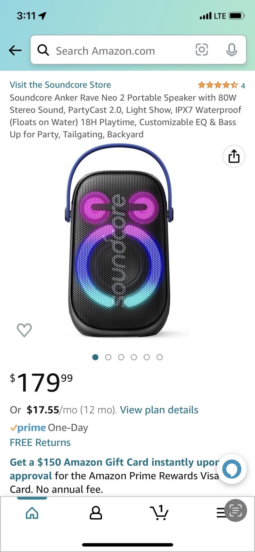 Anker Rave Soundcore Speaker