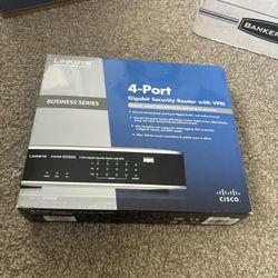 4 Port Security Router Business Series