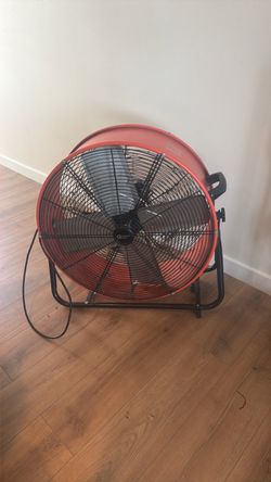 Commercial Electric 24” Drum Fan - High Velocity 2-Speed