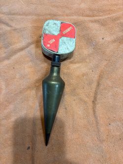 Sokkia Sokkisha 16oz Surveying Brass Plumb Bob Gammon Reel - Bonita