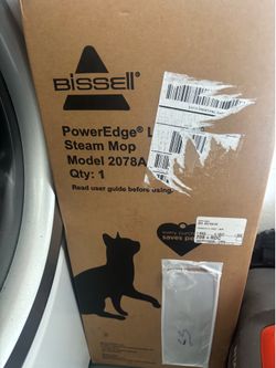 Bristle power edge steam mop, brand new