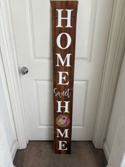 Home Sweet Home Wooden Porch Sign