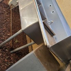 Stainless Steel Comercial 3 Comprtment Sink