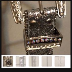 Rhinestone And Silver Belt