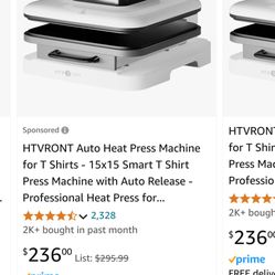 CREWORKS Smart Auto Heat Press Machine for T Shirts