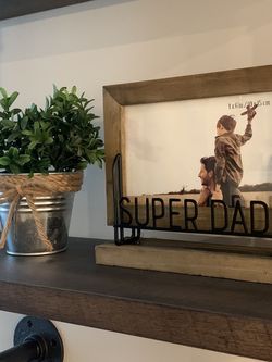 Super Dad Rustic Frame (4 X 6in)