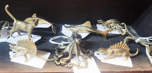 Brass Animal Figurine Collectibles.