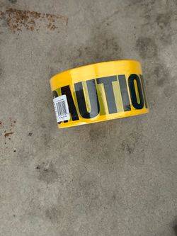 Yellow Caution Barrier Tape Roll