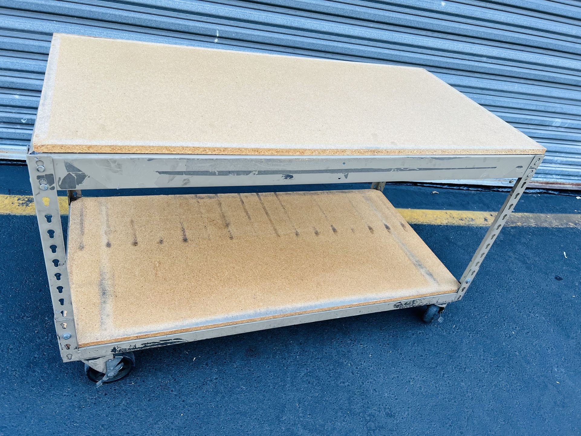 2’x4’ Two Shelves Display/ Garage Table. 29” Height 