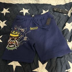 ED Hardy Mens Fleece Shorts