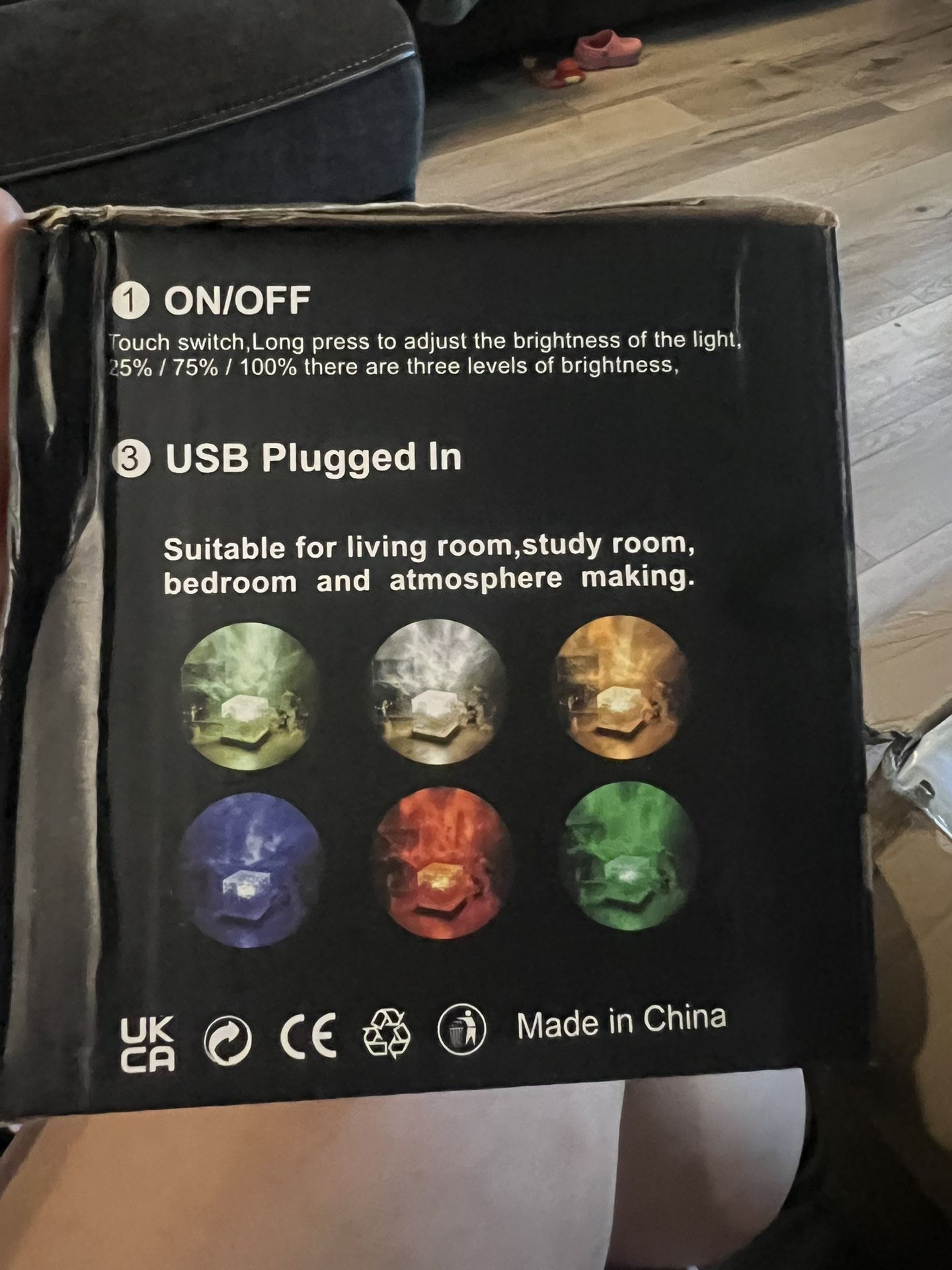 USB Dynamic Water Pattern Light