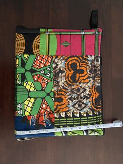 African Print Laptop Bag / Folder / light weight