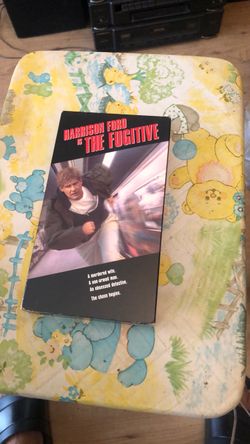 Fugitive with Harrison Ford on VHS 1993