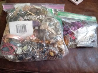 Mixed Costume vintage craft Jewelry Lot