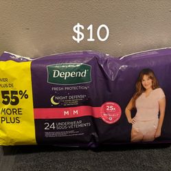 Depend Underwear 