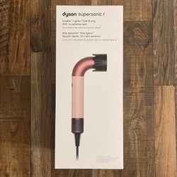 Dyson Supersonic r Hair Blow Dryer, Most Powerful & Lightest, with 5 Intelligent Attachments, Ceramic Pink & Rose Gold *NEW In Open Box* MSRP $649.99