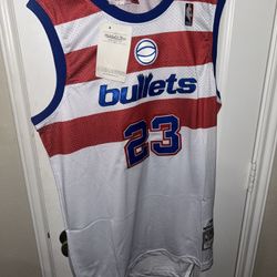 Michael Jordan Washington Bullets white jersey 2xl Mitchell and ness