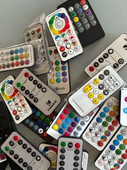 Lot of RGB LED Light Remote Controls