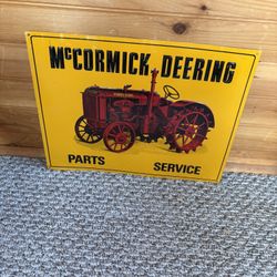 Metal Tractor Sign