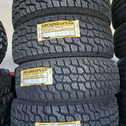 Vendo Un Set De Llantas Nuevas GROUND SPEED  LT 275/70R18 Instaladas Y Balansiadas Con 50 0000 Mil Millas De Garantía Las 4 