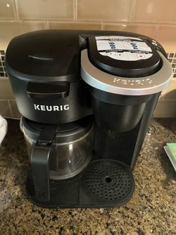 Keurig single pod and full pot