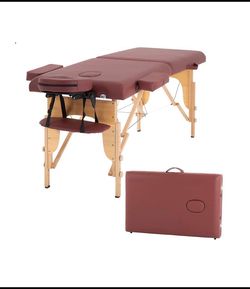 New Other BestMassage 24" Wide Portable Folding Massage Table, Burgundy