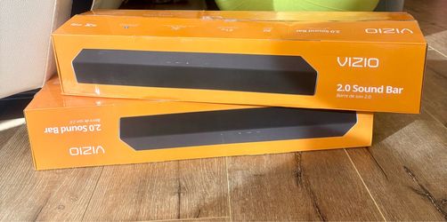 2 Vizio soundbars Bluetooth OPEN BOX