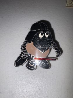 Mr Potatoe Head Vintage Pin From 2005 Dart Vader Version 