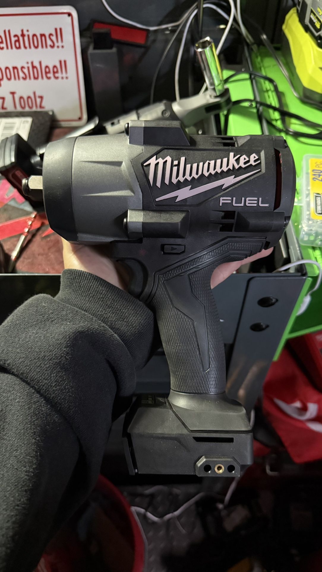 Milwaukee M18 Blacked Out 1/2 Impact High Torque Tool Only