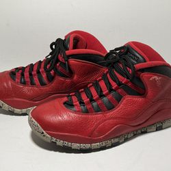 Nike Air Jordan Retro 10 Bulls Over Broadway 705178-601 Mens Shoes Size 8.5