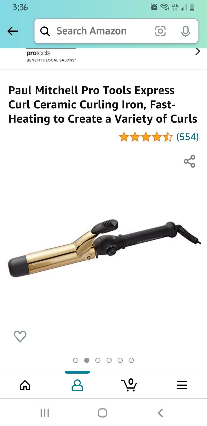 Paul Mitchell Pro TooL GOLD CURLING IRON