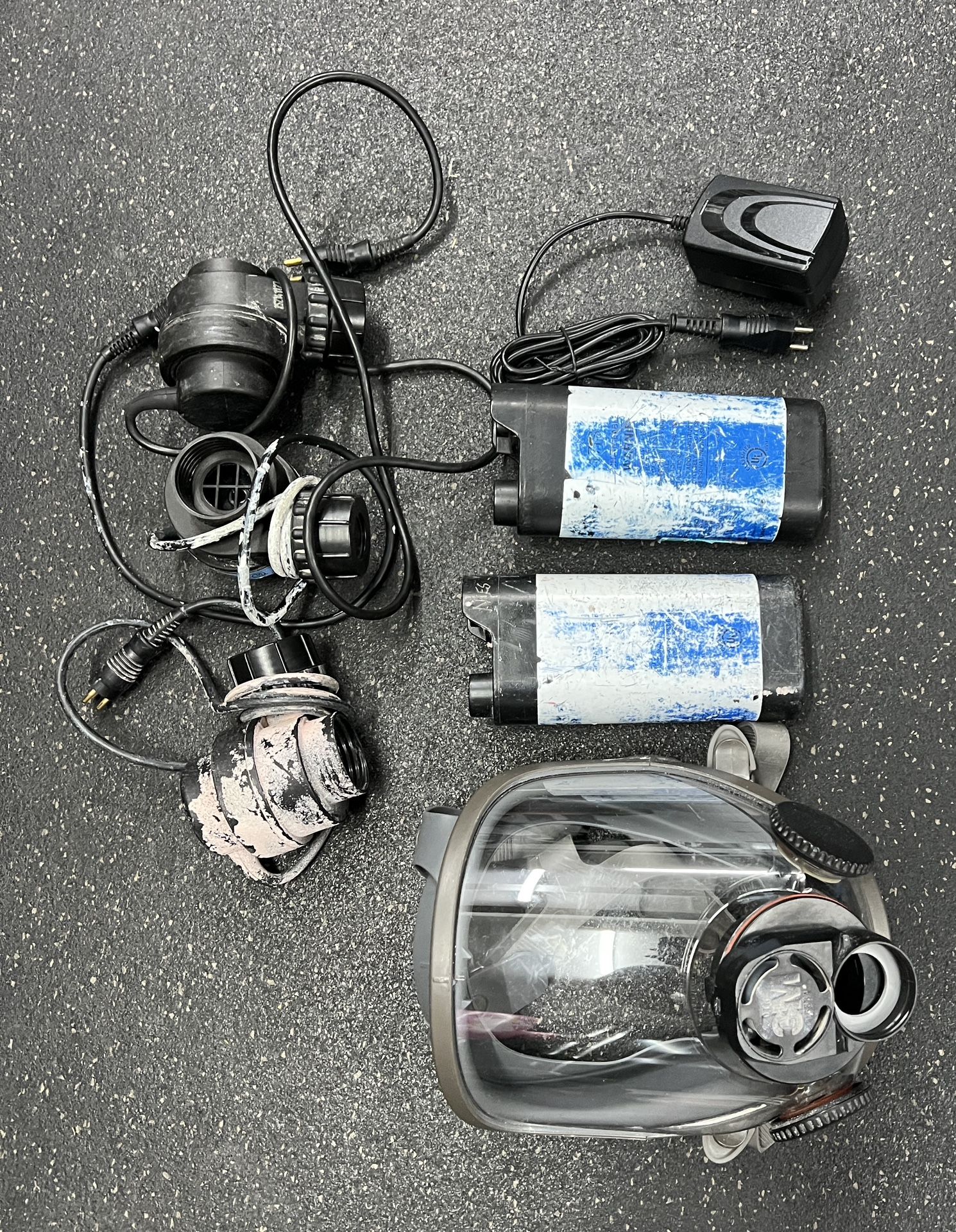 3M 6800 Powered Full Face Respirator Used