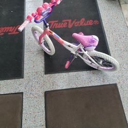 Young Little Lady's Bike
